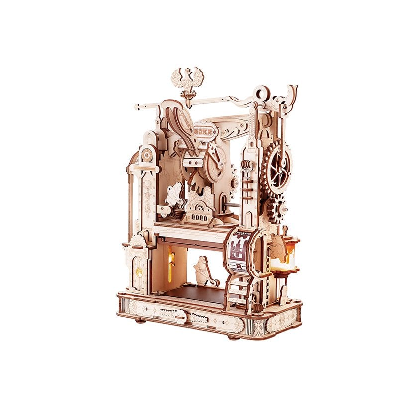 3D Houten Puzzel Robotime Classic Printing Press