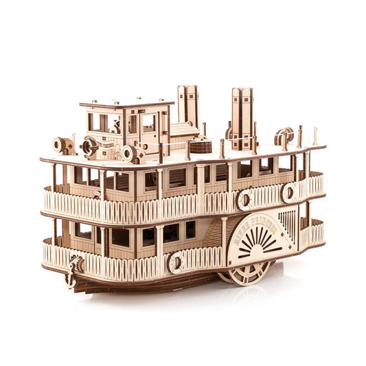 3D Houten Puzzel Paddle River Princess, zelf te monteren