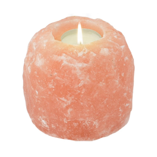 Himalaya Salt Dreams theelichthouder Himalaya zout rond