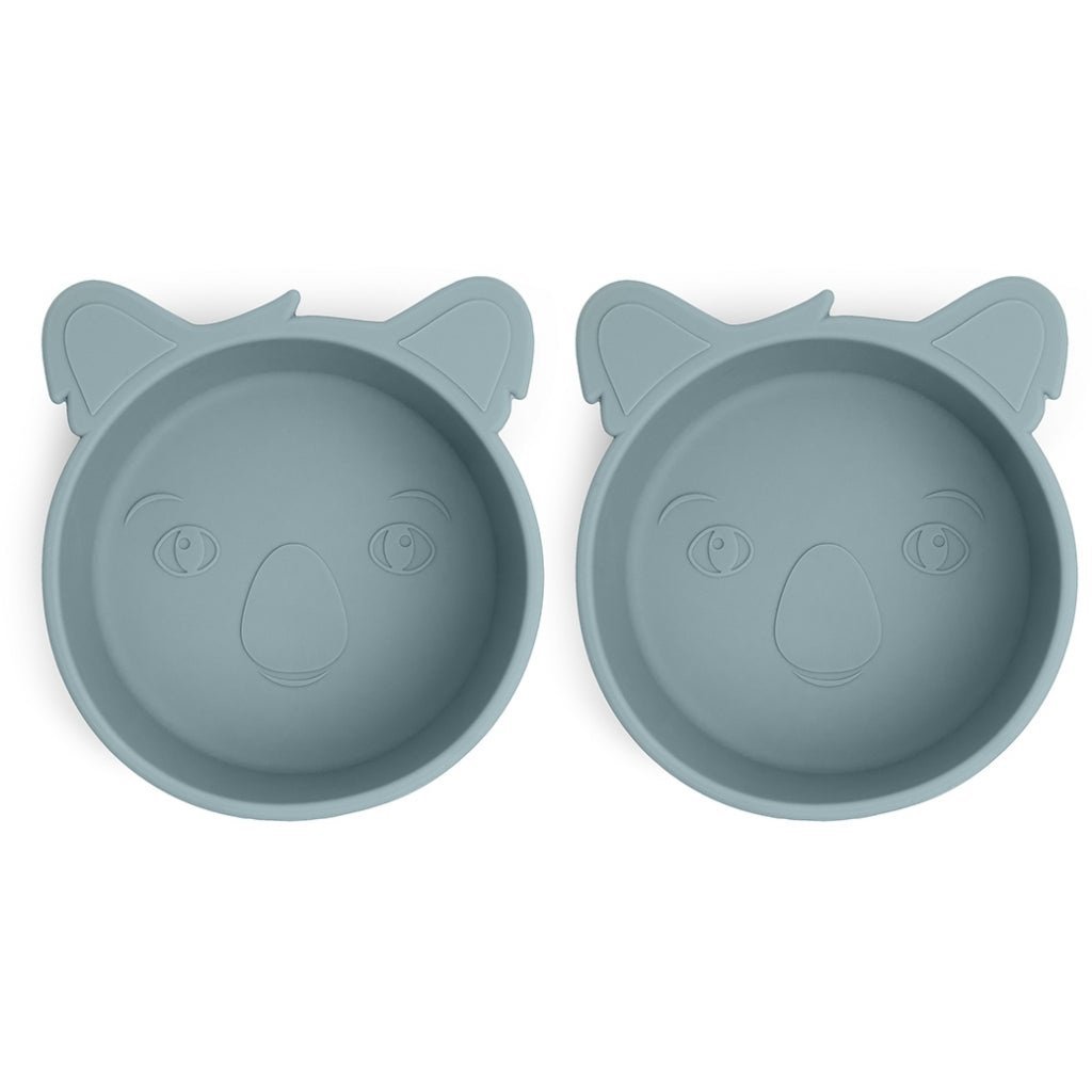 Alex siliconen diep bord 2-pack Koala