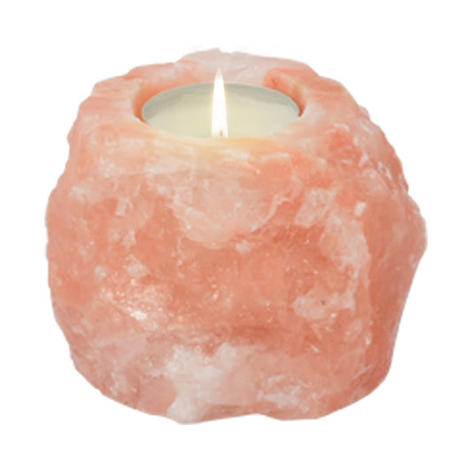 Himalaya Salt Dreams theelichthouder himalaya zout rond