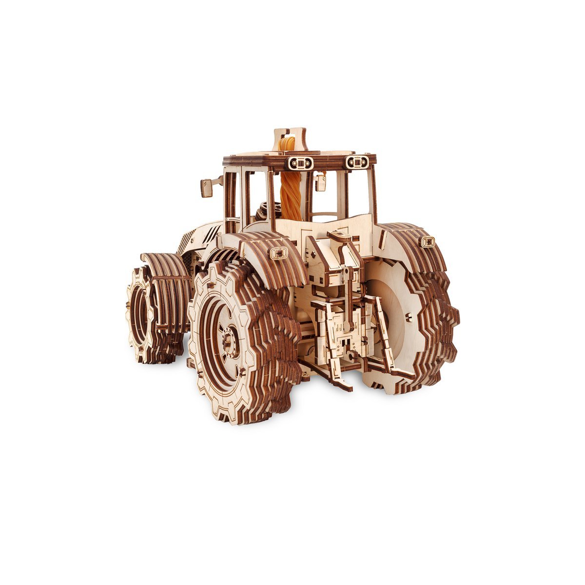 3D Mechanische Puzzel Tractor, zelf te monteren