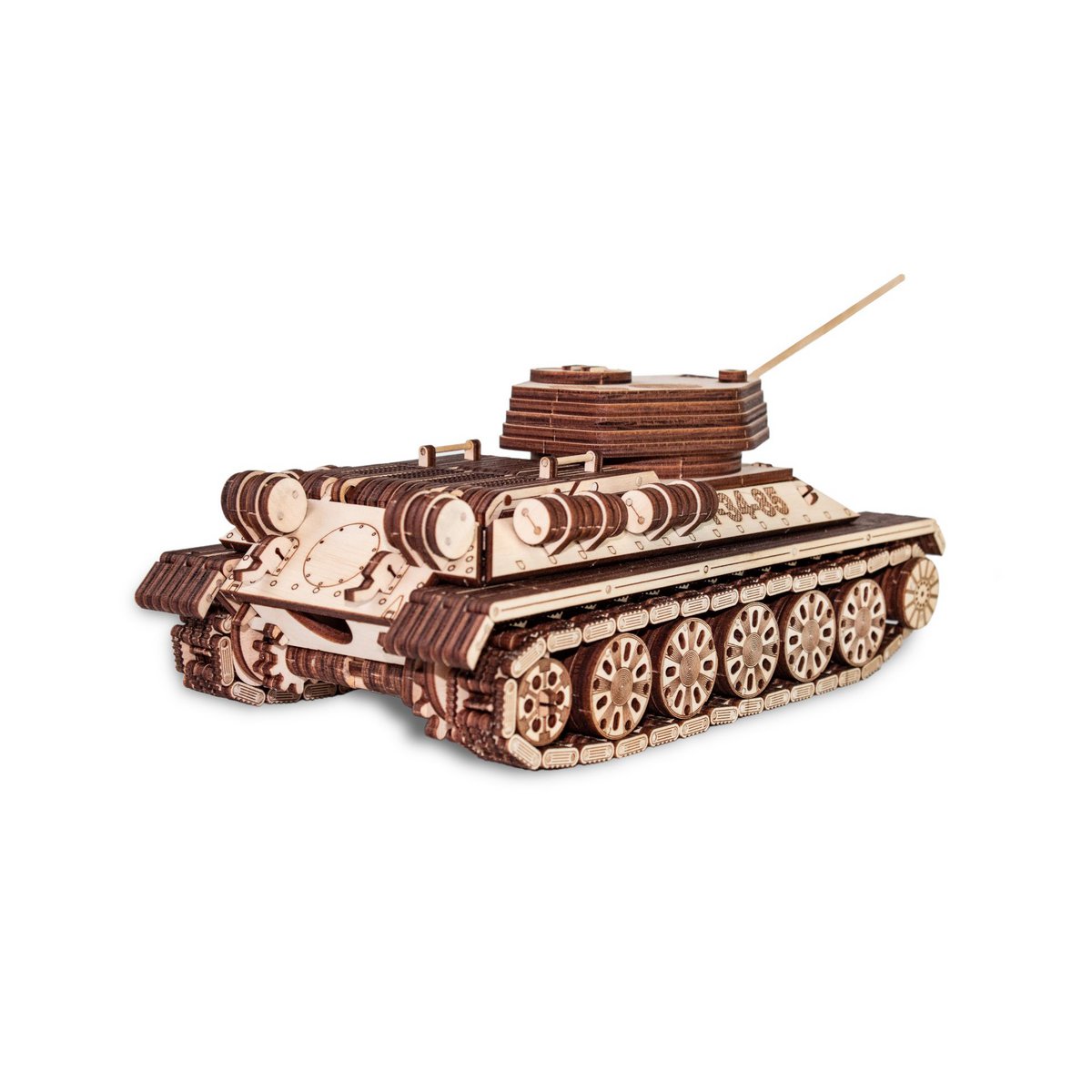 3D Mechanische Puzzel Tank, zelf te monteren