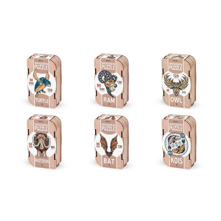 Eco Wood Art Houten Legpuzzel Uil/ Owl Size M, 2338, 29,7x28,3x0,5cm