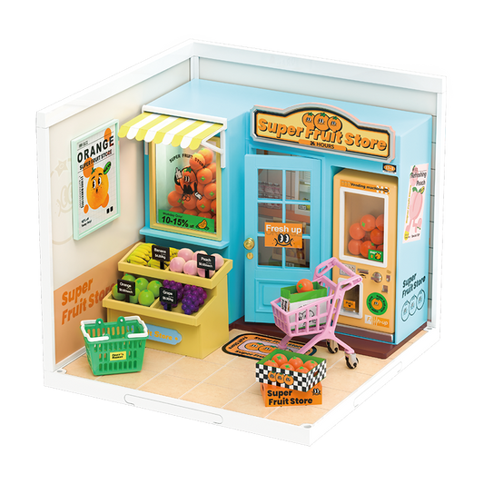 3D huisje Super Store Daily VC Fruit Shore, zelf te monteren