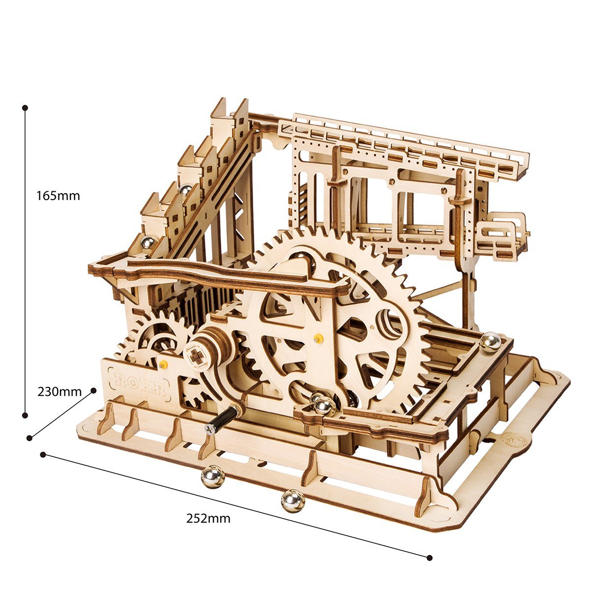 3D Knikkerbaan Marble Squad, Marble Run, zelf te monteren, 18.5cm hoog