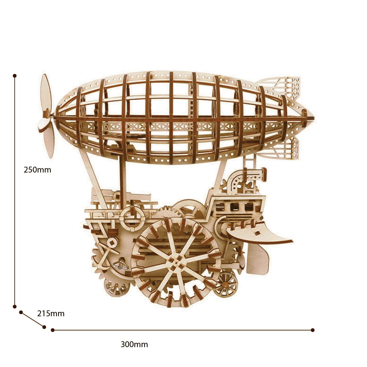 3D Houten Puzzel Robotime Airship , zelf te monteren