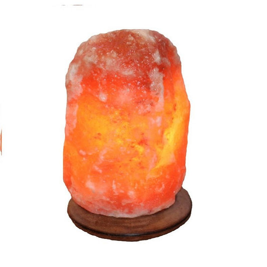 Himalaya Salt Dreams lamp himalaya zout, houten voet