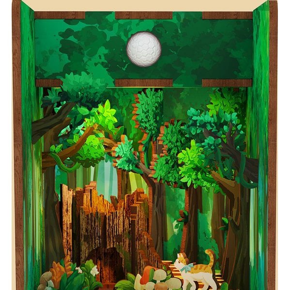 DIY Book Nook Boekensteun Alice in Wonderland, Tone-Cheer, TQ128, 18x8x24,5cm