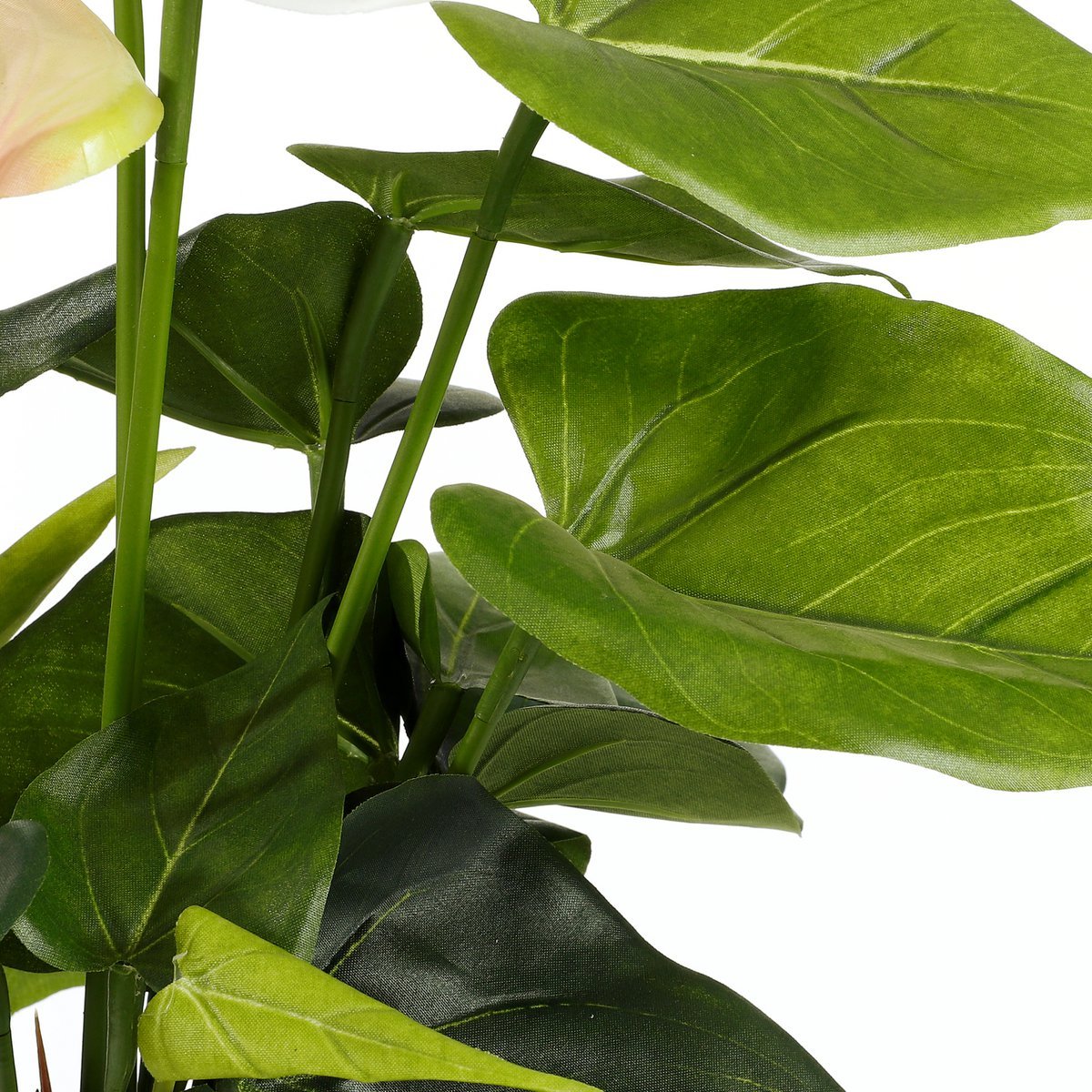 Anthurium Kunstplant in Bloempot - Lichtroze