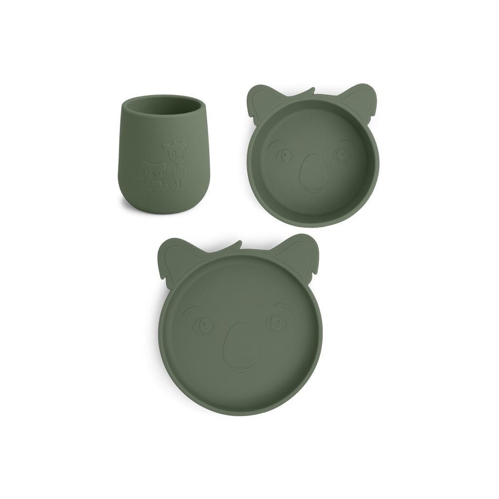 Judi siliconen dinerset 3-pack Koala