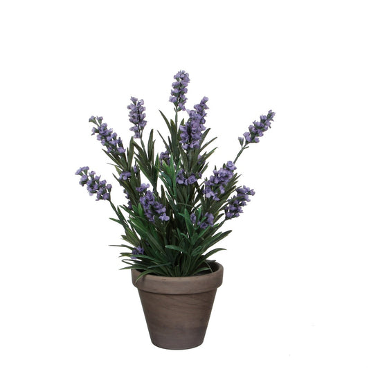 Lavendel Kunstplant in Bloempot Stan - Blauw