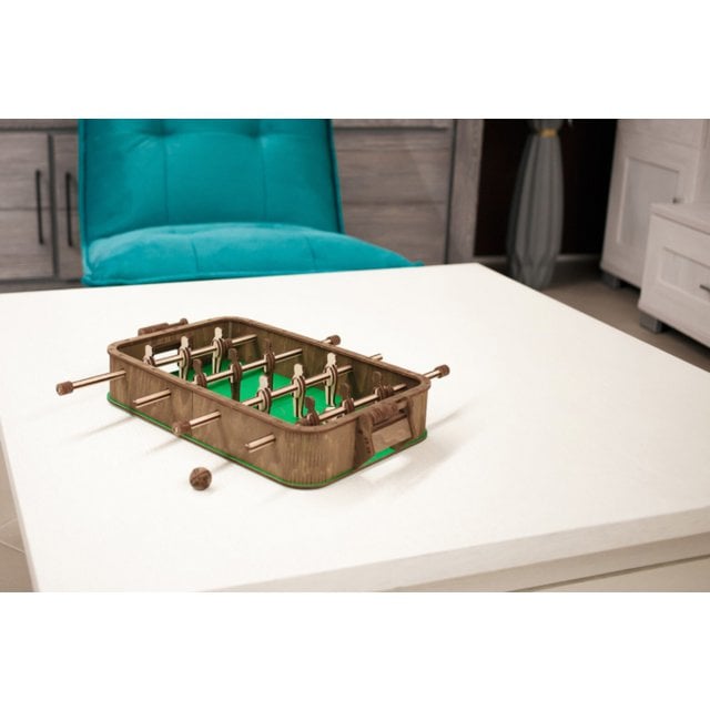 3D Houten puzzel, tafelvoetbal, zelf te monteren