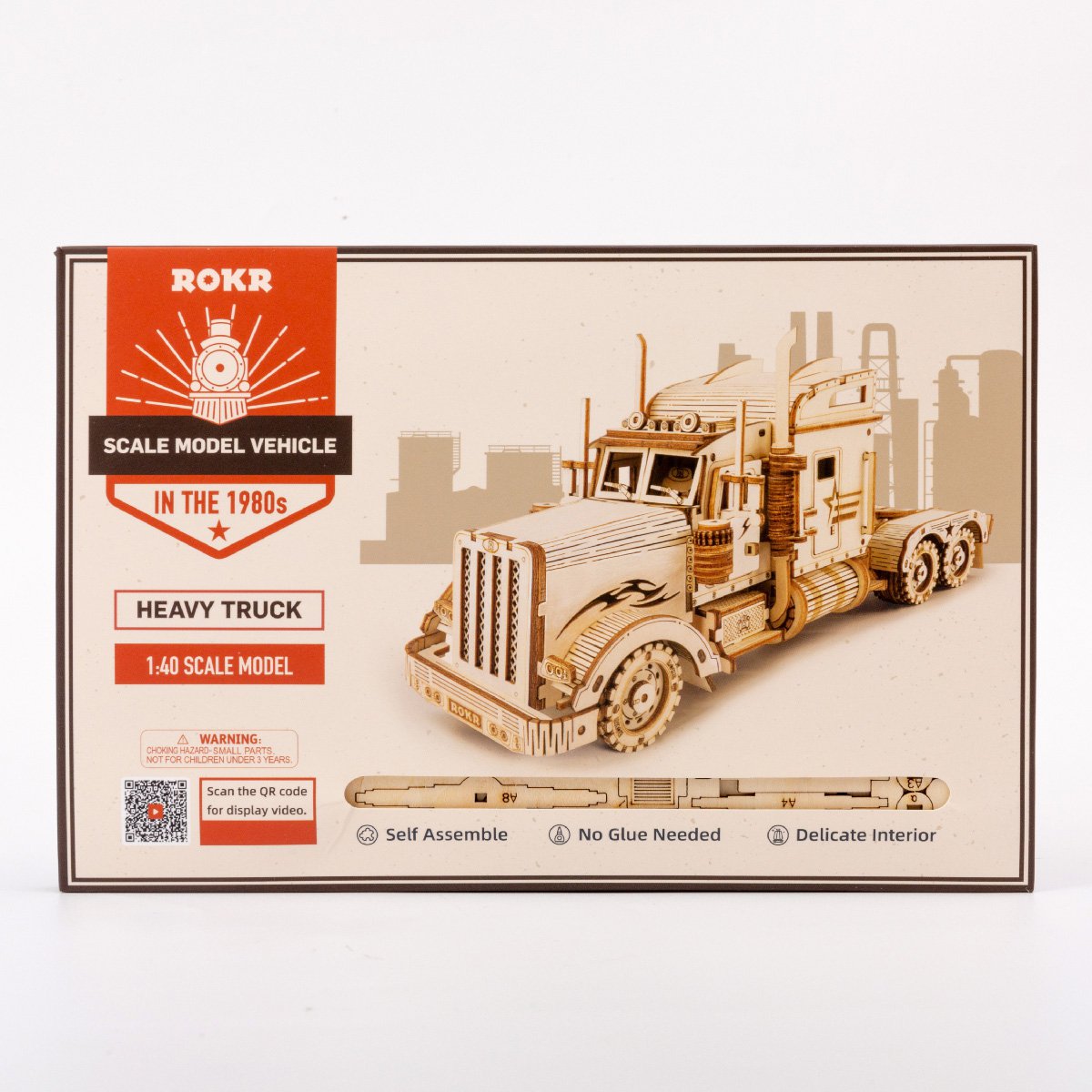 3D Houten Puzzel Heavy Truck, zelf te monteren