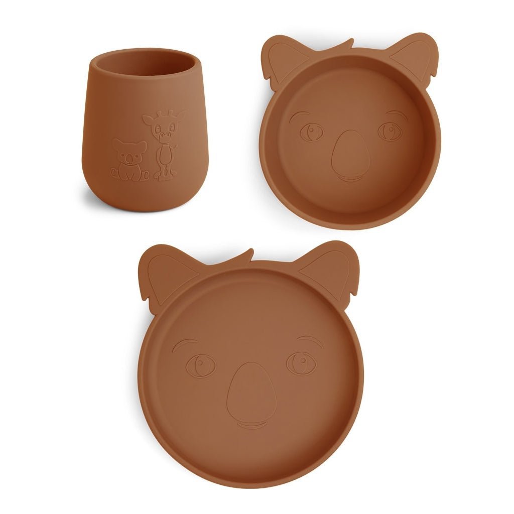 Judi siliconen dinerset 3-pack Koala