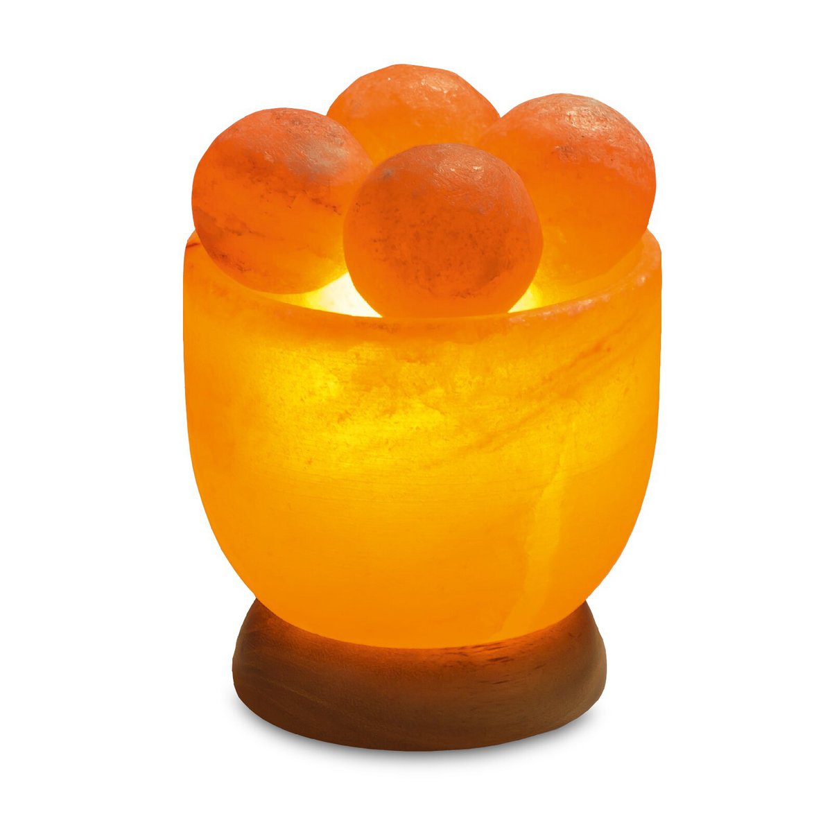 Himalaya Salt Dreams Zoutschaal met 4 massagebollen