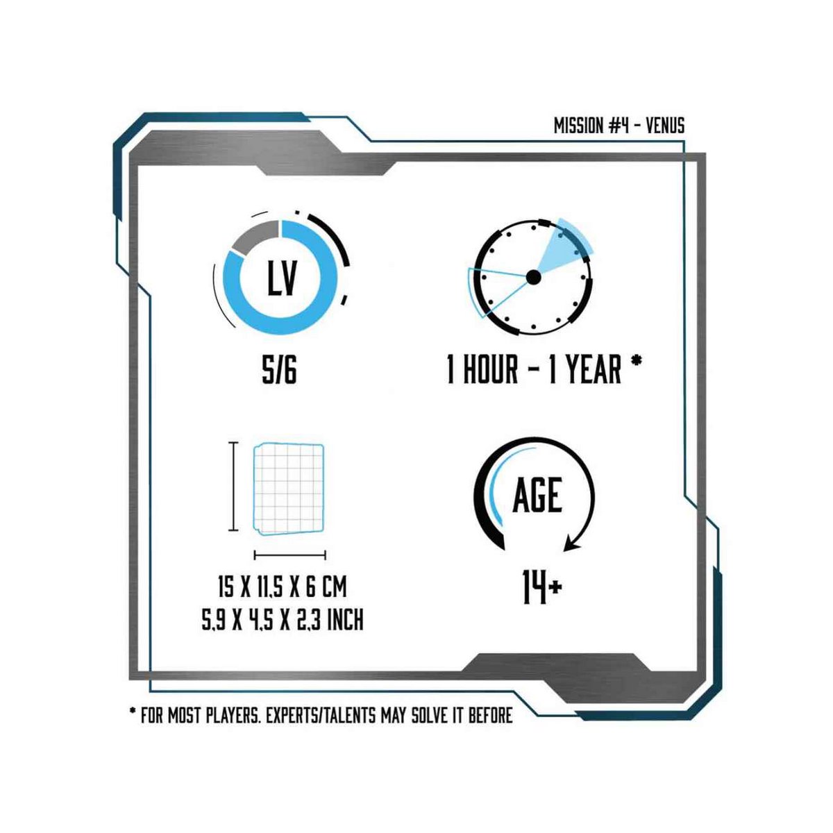 Logica Giochi Houten Breinbreker Star Adventures Mission Venus, 15x11,5x6cm