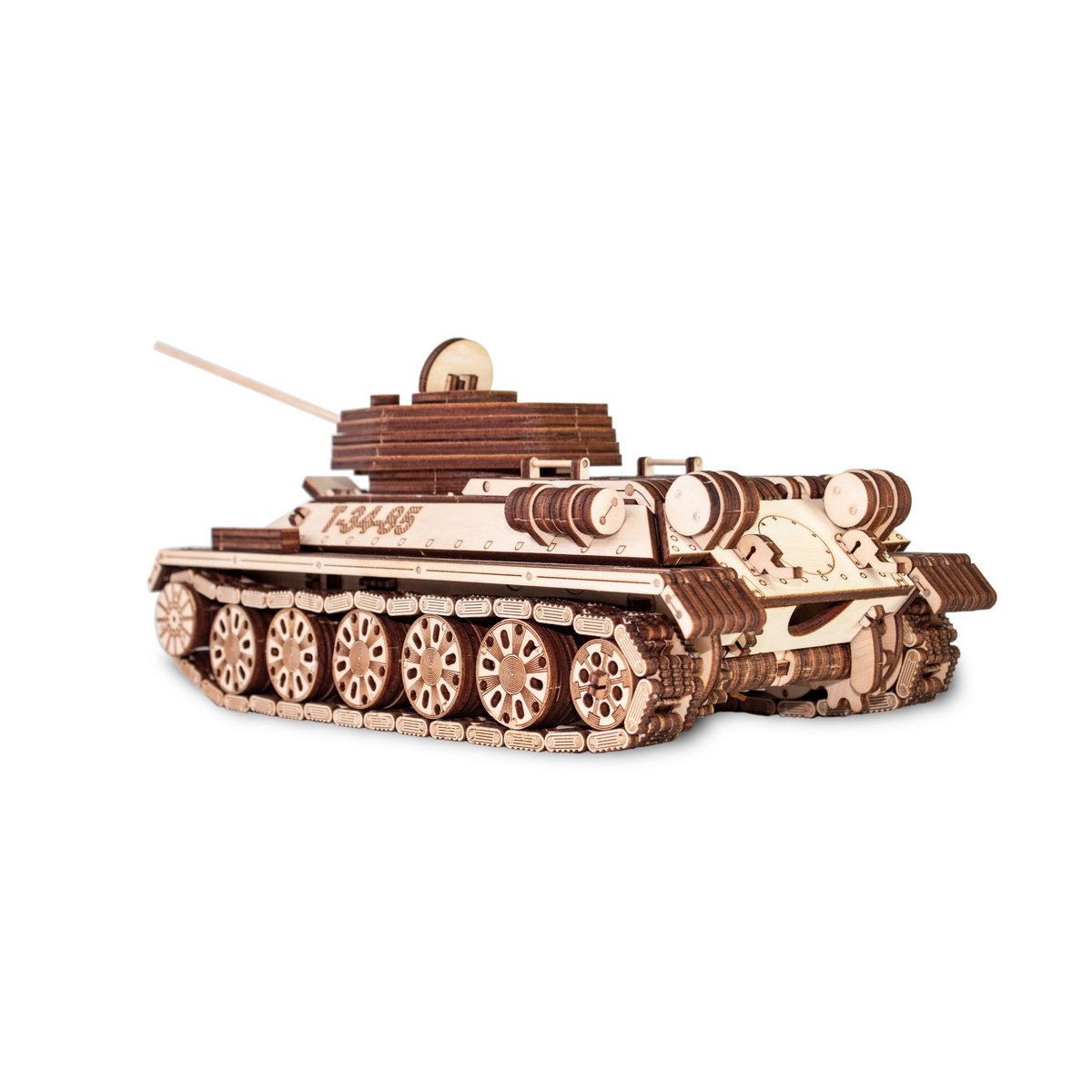 3D Mechanische Puzzel Tank, zelf te monteren