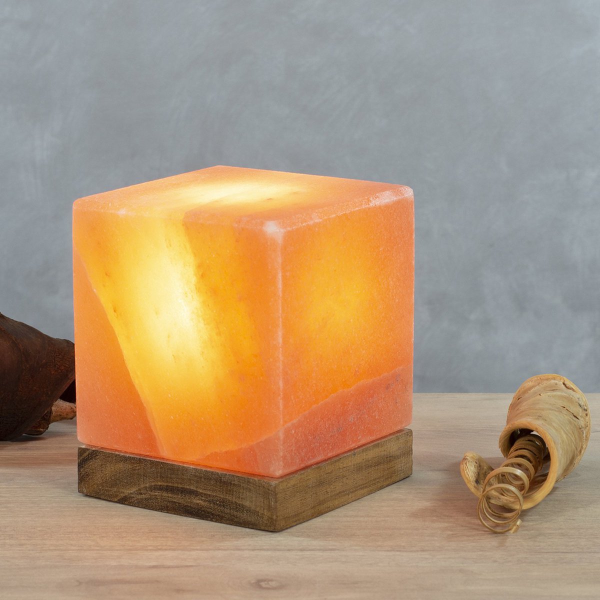 Himalaya Salt Dreams, Zoutlamp Cube, 44124, 10x10x12cm