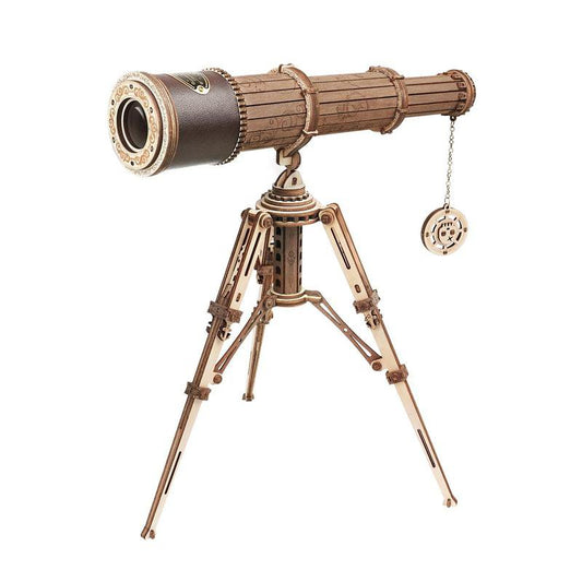 3D Houten Puzze Monocular Telescope, zelf te monteren