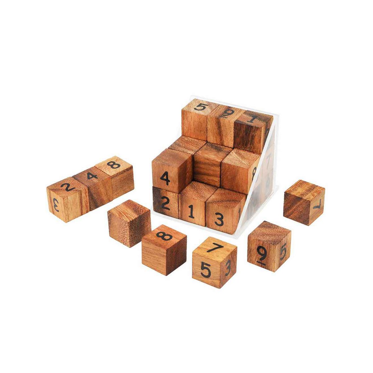 Houten Cube Sudoku Puzzel