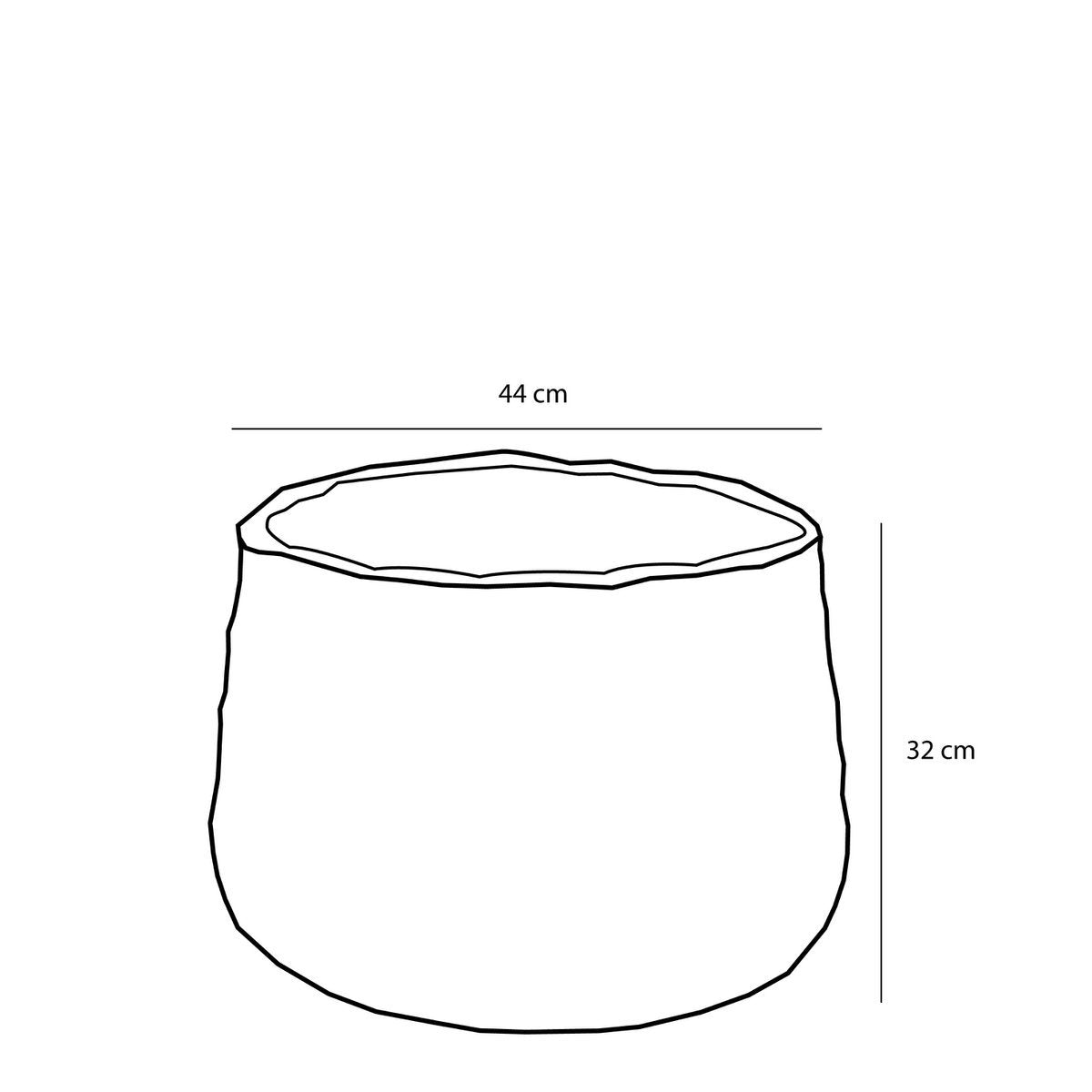 Avalon Plantenmand - Set van 3 - M