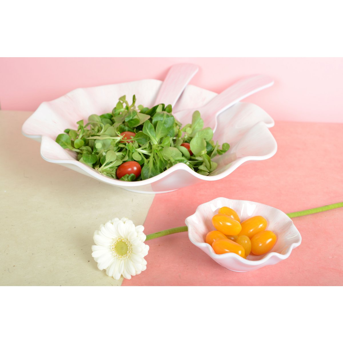 'Roze melamine' aperitief kom 12cm