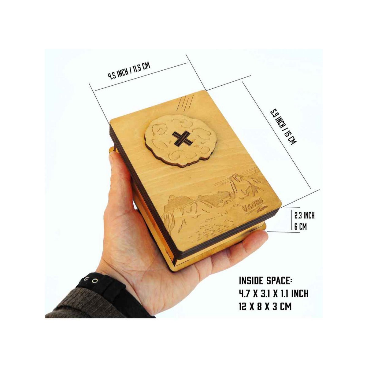 Logica Giochi Houten Breinbreker Star Adventures Mission Venus, 15x11,5x6cm