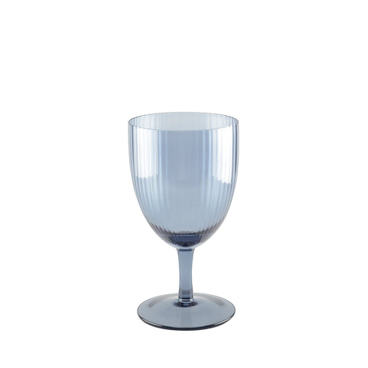 Blauw wijnglas - set van 6