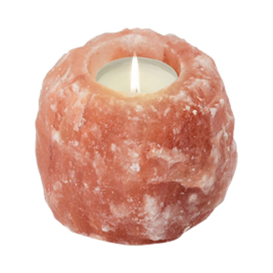 Himalaya Salt Dreams theelichthouder himalaya zout rond