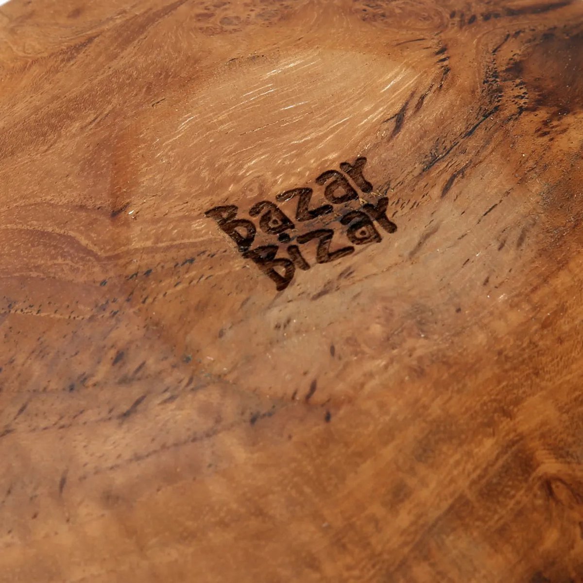 Teak Root Round Plate