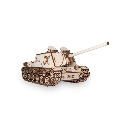 3D Mechanische Puzzel tank, ISU-152, zelf te monteren