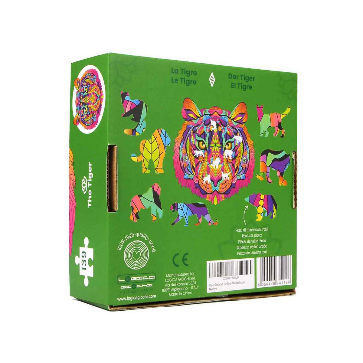 Mandala Houten Legpuzzel Tijger