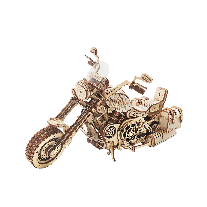 3D Houten Puzzel Cruiser Motorcycle, zelf te monteren