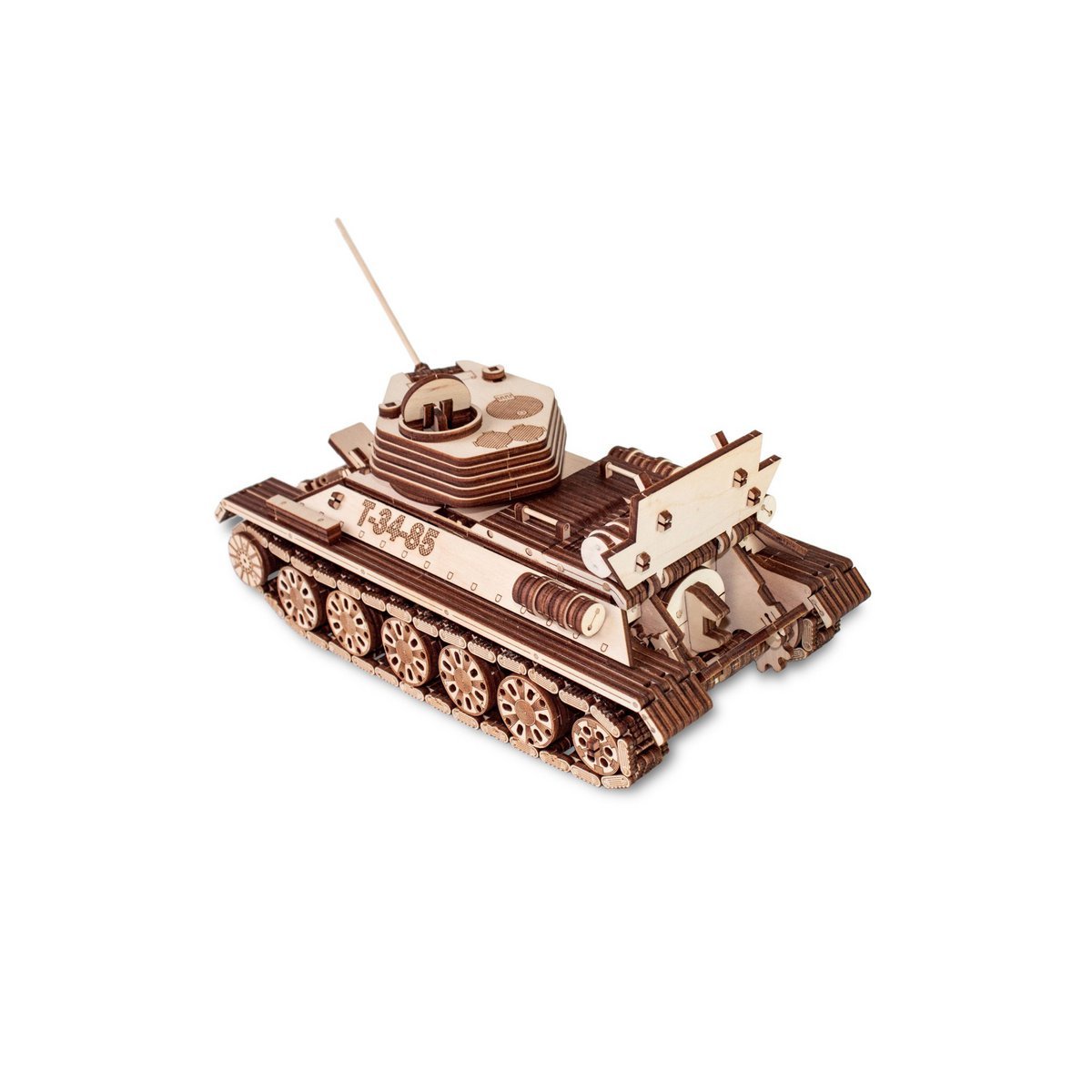 3D Mechanische Puzzel Tank, zelf te monteren