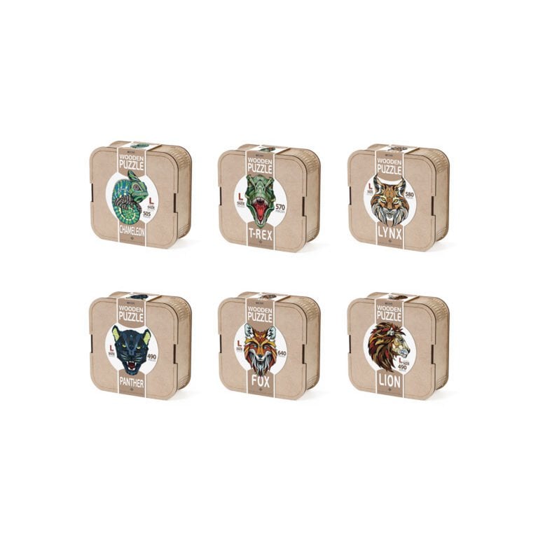 2D Houten Legpuzzel Kameleon L