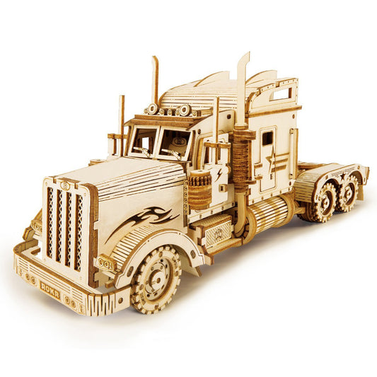 3D Houten Puzzel Heavy Truck, zelf te monteren