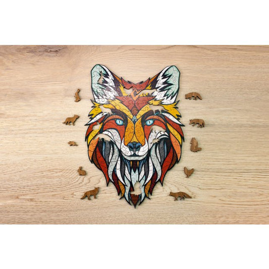 Eco Wood Art Houten Legpuzzel Vos/ Fox Size M, 1911, 40x28x0,5cm