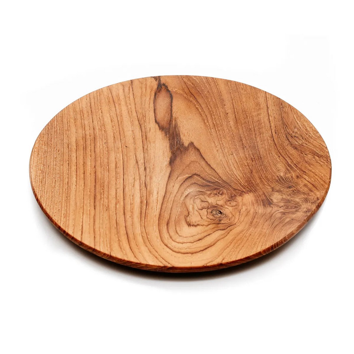 Teak Root Round Plate