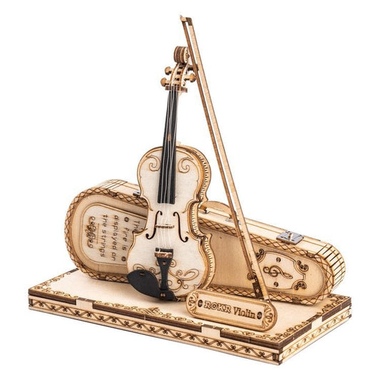 3D Houten Puzzel Violin Capriccio, zelf te monteren