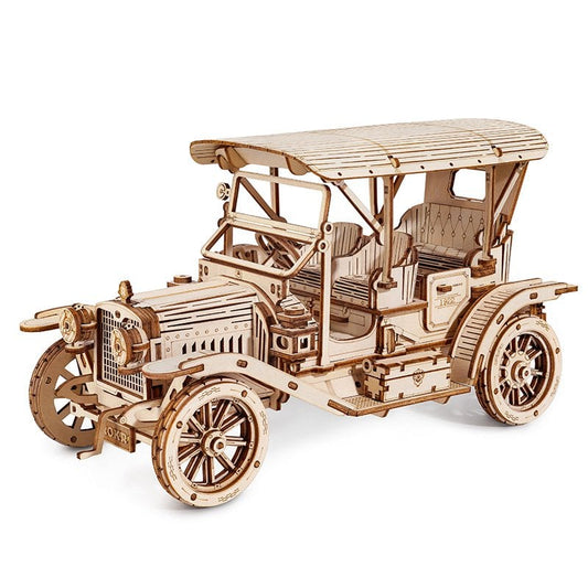 3D Houten Puzzel Vintage Car, zelf te monteren