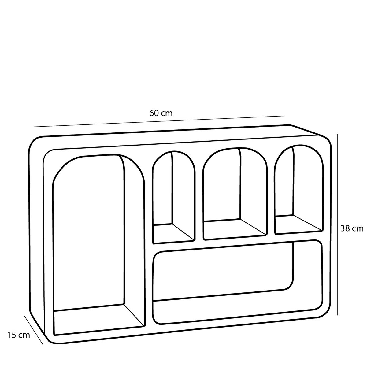 Frati Wandkast - M