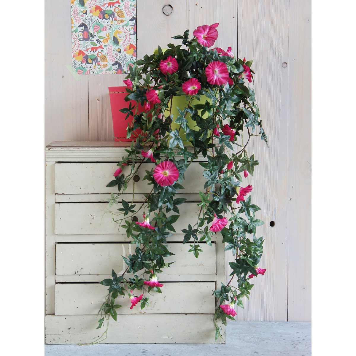 Petunia Kunst Hangplant - Fuchsia