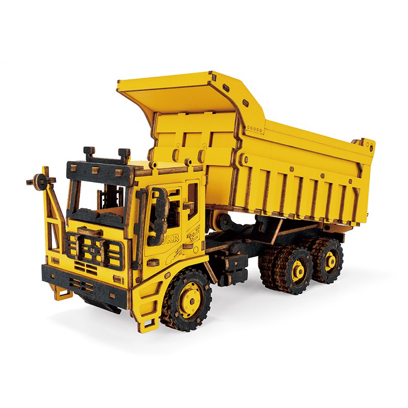 3D Houten Puzzel Dump Truck, Robotime, zelf te monteren