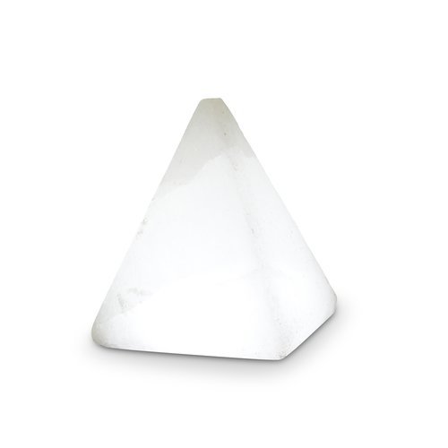 Zoutkristal "PYRAMID", White Line, hoogte: ca. 8 cm