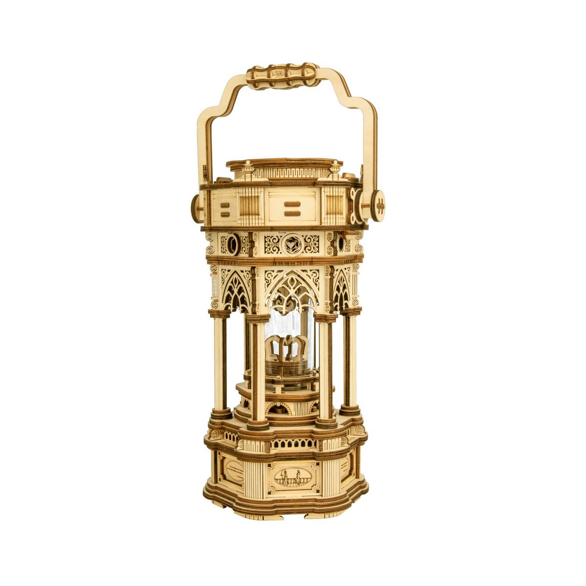 3D Muziekdoos houten puzzel 'Victorian Lantern', zelf te monteren