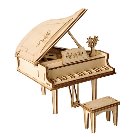 3D Houten puzzel piano, zelf te monteren