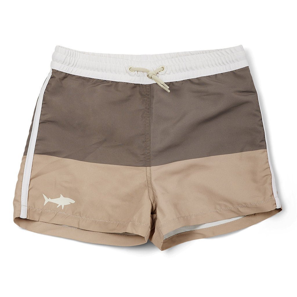 Milo swim shorts Ligth brown / Warm green