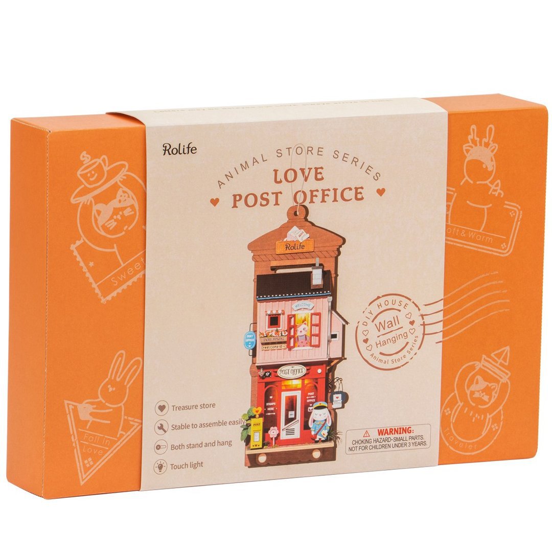 3D Love Post Office Sleutelrekje, zelf te monteren