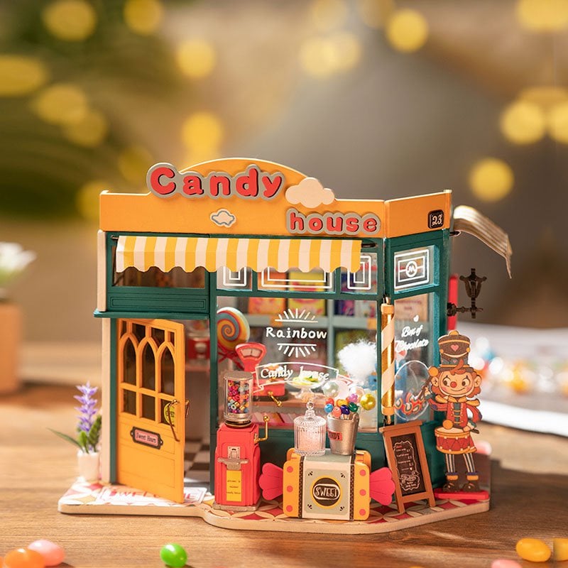 3D huisje 'Rainbow Candy House', zelf te monteren